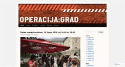 Desktop Screenshot of operacijagrad.net